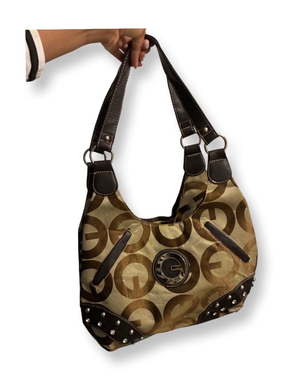 Stylish Brown Patterned Women’s Shoulder Bag